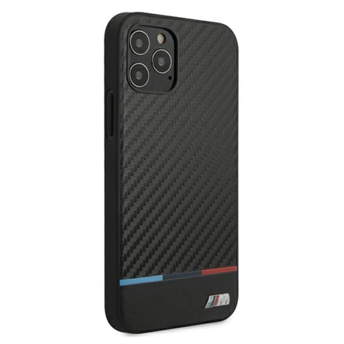 Kup Etui BMW BMHCP12MPUCARTCBK Apple iPhone 12/12 Pro černý/black hardcase M Collection PU Carbon Stripe - BMW070BLK - {ean13} - Sklep Home Screen