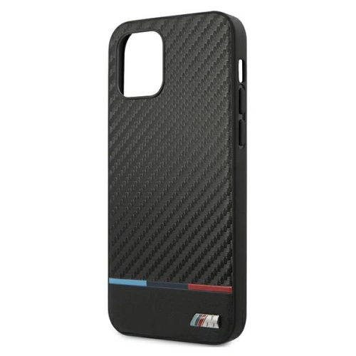 Kup Etui BMW BMHCP12MPUCARTCBK Apple iPhone 12/12 Pro černý/black hardcase M Collection PU Carbon Stripe - BMW070BLK - {ean13} - Sklep Home Screen