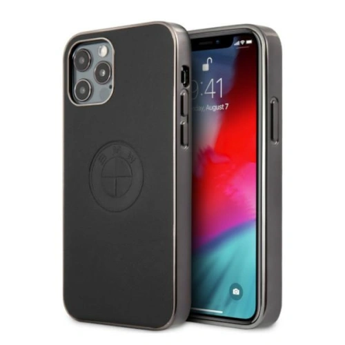 Kup Case BMW BMHCP12MREELK Apple iPhone 12/12 Pro schwarz/hardcase Leder geprägt - BMW072BLK - {ean13} - Sklep Home Screen