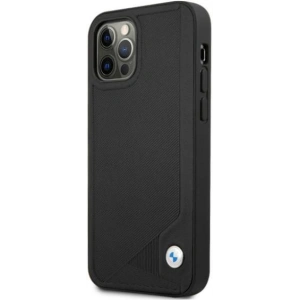 Kup Etui BMW BMHCP12MRCDPK Apple iPhone 12/12 Pro fekete/black hardcase bőr debosszált - BMW071BLK - {ean13} - Sklep Home Screen