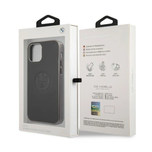 Kup Case BMW BMHCP12MREELK Apple iPhone 12/12 Pro schwarz/hardcase Leder geprägt - BMW072BLK - {ean13} - Sklep Home Screen