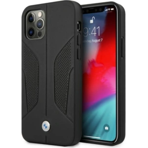 Kup Etui BMW BMHCP12MRSCSK Apple iPhone 12/12 Pro czarny/black hardcase Leather Perforate Sides - BMW073BLK - {ean13} - Sklep Home Screen