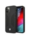 Etui BMW BMHCP12MRSCSK Apple iPhone 12/12 Pro černý/black hardcase Leather Perforate Sides
