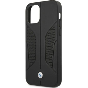 Kup Etui BMW BMHCP12MRSCSK Apple iPhone 12/12 Pro fekete/black hardcase Bőr Perforált Oldalak - BMW073BLK - {ean13} - Sklep Home Screen