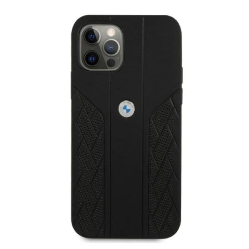 Kup Etui BMW BMHCP12MRSPPK Apple iPhone 12/12 Pro černý/black hardcase Leather Curve Perforate - BMW075BLK - {ean13} - Sklep Home Screen