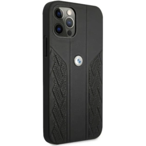 Kup Etui BMW BMHCP12MRSPPK Apple iPhone 12/12 Pro fekete/hardcase Leather Curve Perforate - BMW075BLK - {ean13} - Sklep Home Screen