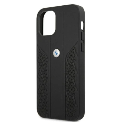 Kup Etui BMW BMHCP12MRSPPK Apple iPhone 12/12 Pro černý/black hardcase Leather Curve Perforate - BMW075BLK - {ean13} - Sklep Home Screen