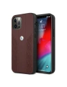 Etui BMW BMHCP12MRSPPR Apple iPhone 12/12 Pro piros/red hardcase Leather Curve Perforate