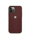 Kup Case BMW BMHCP12MRSPPR Apple iPhone 12/12 Pro rot/red Hardcase Leather Curve Perforate - BMW076RED - {ean13} - Sklep Home Screen