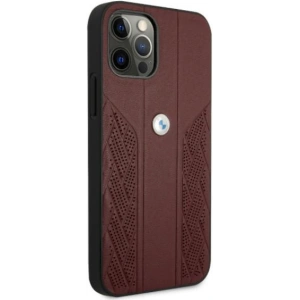 Kup Etui BMW BMHCP12MRSPPR Apple iPhone 12/12 Pro piros/red hardcase Leather Curve Perforate - BMW076RED - {ean13} - Sklep Home Screen