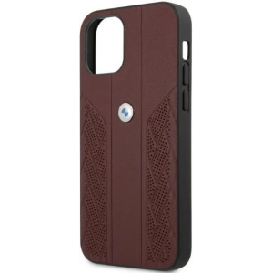 Kup Etui BMW BMHCP12MRSPPR Apple iPhone 12/12 Pro piros/red hardcase Leather Curve Perforate - BMW076RED - {ean13} - Sklep Home Screen