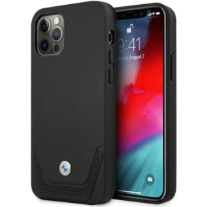 Kup Etui BMW BMHCP12MRSWPK Apple iPhone 12/12 Pro czarny/black hardcase Leather Perforate - BMW077BLK - {ean13} - Sklep Home Screen