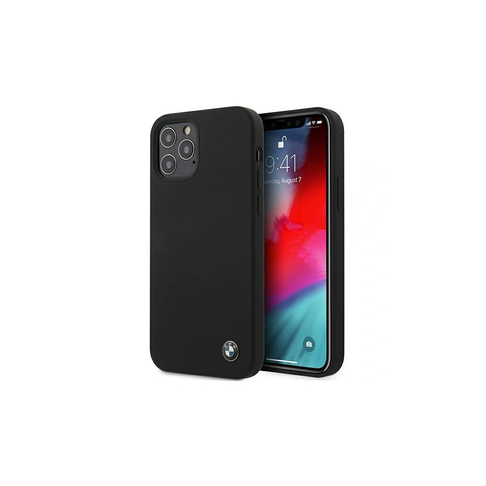 Etui BMW BMHCP12MSILBK Apple iPhone 12/12 Pro czarny/black hardcase Silicone Signature