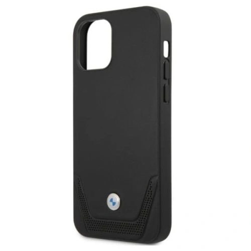 Kup Case BMW BMHCP12MRSWPK Apple iPhone 12/12 Pro schwarz/black hardcase Leder Perforiert - BMW077BLK - {ean13} - Sklep Home Screen