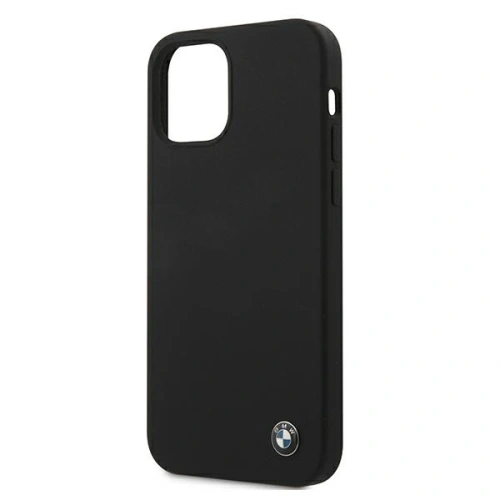 Kup Etui BMW BMHCP12MSILBK Apple iPhone 12/12 Pro negru/black hardcase Silicone Signature - BMW078BLK - {ean13} - Sklep Home Screen