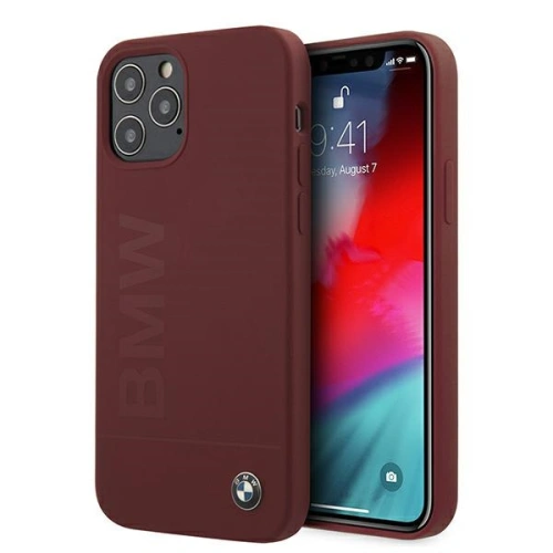Kup Etui BMW BMHCP12MSLBLRE Apple iPhone 12/12 Pro roșu/red hardcase Silicon Signature Logo - BMW080RED - {ean13} - Sklep Home Screen