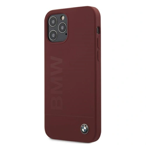 Kup Etui BMW BMHCP12MSLBLRE Apple iPhone 12/12 Pro roșu/red hardcase Silicon Signature Logo - BMW080RED - {ean13} - Sklep Home Screen