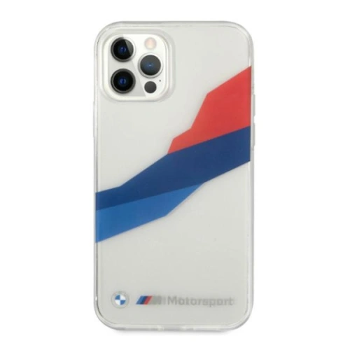 Kup Case BMW BMHCP12MSKTGT Apple iPhone 12/12 Pro transparentes Hardcase Motorsport Tricolor - BMW079CL - {ean13} - Sklep Home Screen