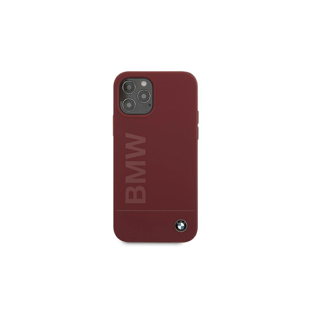 Etui BMW BMHCP12MSLBLRE Apple iPhone 12/12 Pro czerwony/red hardcase Silicone Signature Logo