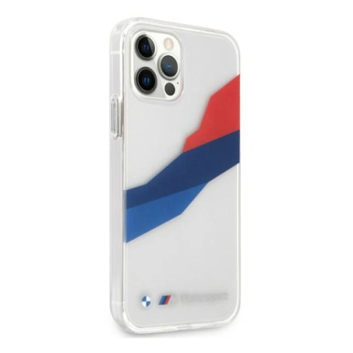 Kup Case BMW BMHCP12MSKTGT Apple iPhone 12/12 Pro transparentes Hardcase Motorsport Tricolor - BMW079CL - {ean13} - Sklep Home Screen
