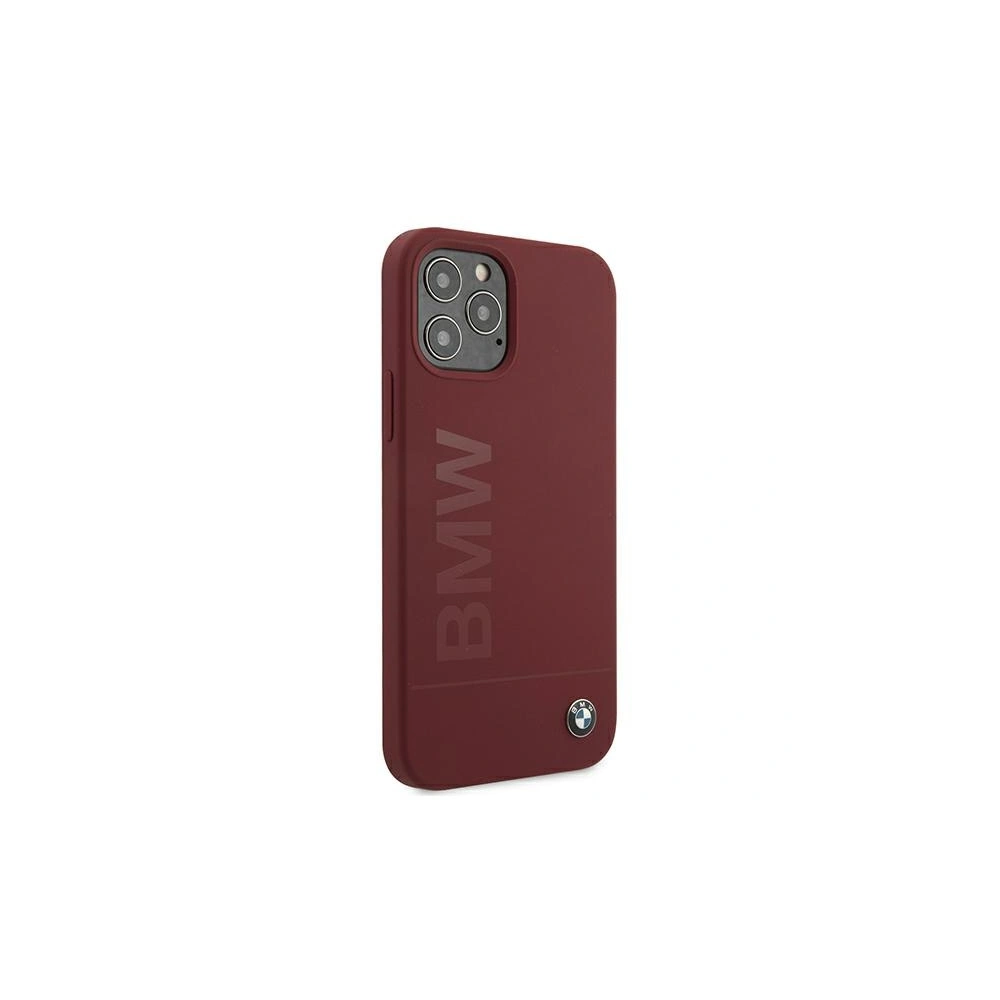 Etui BMW BMHCP12MSLBLRE Apple iPhone 12/12 Pro czerwony/red hardcase Silicone Signature Logo