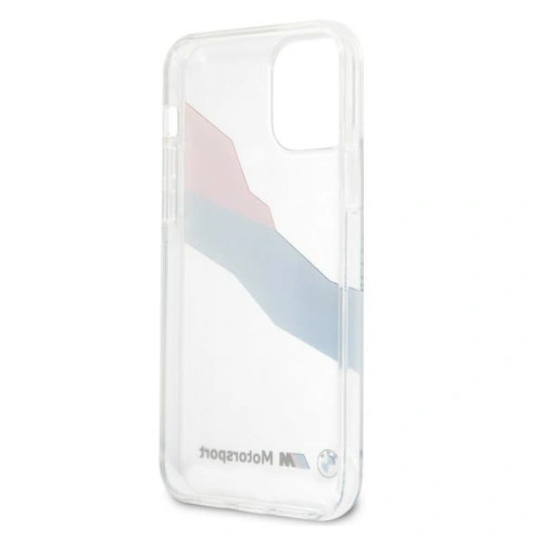 Kup Case BMW BMHCP12MSKTGT Apple iPhone 12/12 Pro transparentes Hardcase Motorsport Tricolor - BMW079CL - {ean13} - Sklep Home Screen