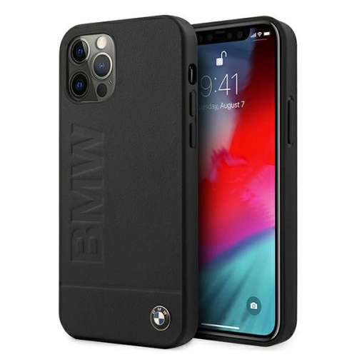 Kup Etui BMW BMHCP12MSLLBK Apple iPhone 12/12 Pro fekete/hardcase Signature Logo Imprint - BMW081BLK - {ean13} - Sklep Home Screen