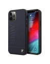 Etui BMW BMHCP12MSLLNA Apple iPhone 12/12 Pro sötétkék/navy kemény tok Signature Logo Imprint