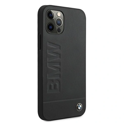 Kup Etui BMW BMHCP12MSLLBK Apple iPhone 12/12 Pro fekete/hardcase Signature Logo Imprint - BMW081BLK - {ean13} - Sklep Home Screen