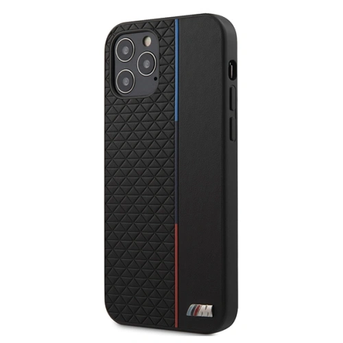 Kup Etui BMW BMHCP12MTRTBK Apple iPhone 12/12 Pro fekete/hardcase M Collection Triangles - BMW083BLK - {ean13} - Sklep Home Screen