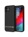 Etui BMW BMHCP12SASCFBK Apple iPhone 12 mini fekete/black hardcase M Collection Carbon