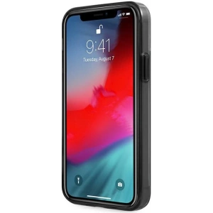 Etui BMW BMHCP12SMBTOK Apple iPhone 12 mini transparentní tvrdý obal Sandblast
