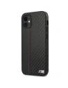 Kup Case BMW BMHCP12SMCARBK Apple iPhone 12 mini schwarz/black hardcase M Collection PU Carbon Stripe - BMW089BLK - {ean13} - Sklep Home Screen