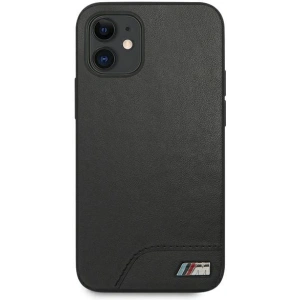 Kup Etui BMW BMHCP12SMHOLBK Apple iPhone 12 mini czarny/black hardcase M Collection Smooth PU - BMW090BLK - {ean13} - Sklep Home Screen