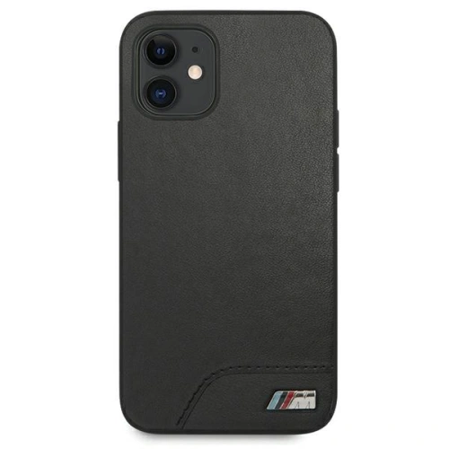 Kup Etui BMW BMHCP12SMHOLBK Apple iPhone 12 mini negru/black hardcase M Collection Smooth PU - BMW090BLK - {ean13} - Sklep Home Screen