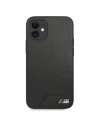 Kup Etui BMW BMHCP12SMHOLBK Apple iPhone 12 mini negru/black hardcase M Collection Smooth PU - BMW090BLK - {ean13} - Sklep Home Screen