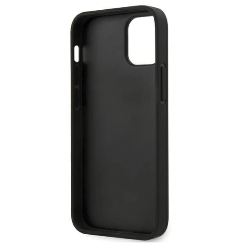 Buy BMW BMHCP12SMCARBK Apple iPhone 12 mini black hardcase M Collection PU Carbon Stripe - BMW089BLK - {ean13} - Home Screen Store Europe