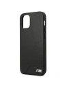 Kup Etui BMW BMHCP12SMHOLBK Apple iPhone 12 mini negru/black hardcase M Collection Smooth PU - BMW090BLK - {ean13} - Sklep Home Screen