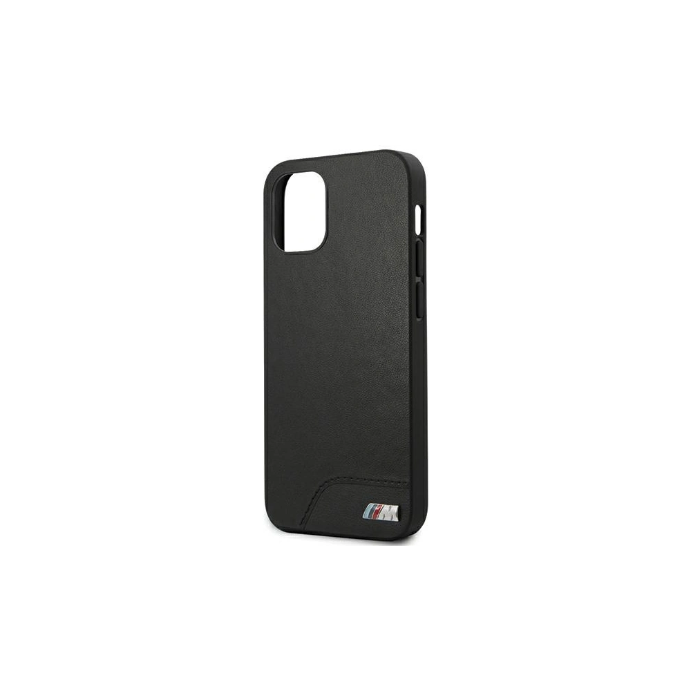 Etui BMW BMHCP12SMHOLBK Apple iPhone 12 mini czarny/black hardcase M Collection Smooth PU
