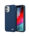 Etui BMW BMHCP12SMSILNA Apple iPhone 12 mini albastru/blue hardcase Silicon M Collection