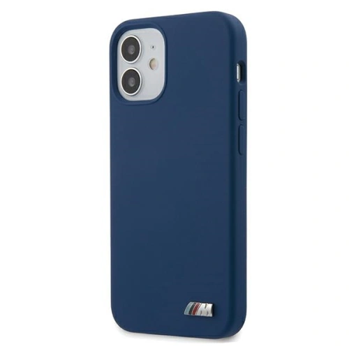 Kup Etui BMW BMHCP12SMSILNA Apple iPhone 12 mini albastru/blue hardcase Silicon M Collection - BMW092BLU - {ean13} - Sklep Home Screen