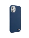 Kup Etui BMW BMHCP12SMSILNA Apple iPhone 12 mini albastru/blue hardcase Silicon M Collection - BMW092BLU - {ean13} - Sklep Home Screen