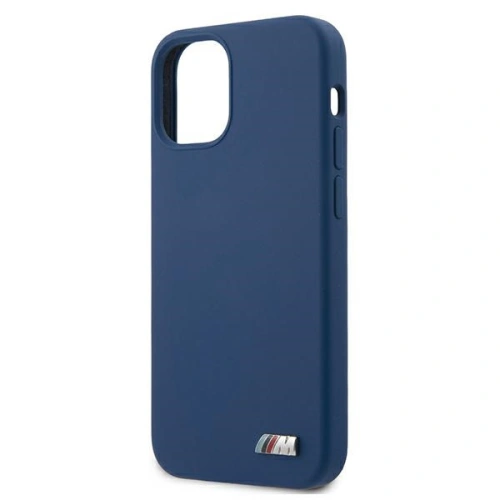 Kup Etui BMW BMHCP12SMSILNA Apple iPhone 12 mini albastru/blue hardcase Silicon M Collection - BMW092BLU - {ean13} - Sklep Home Screen