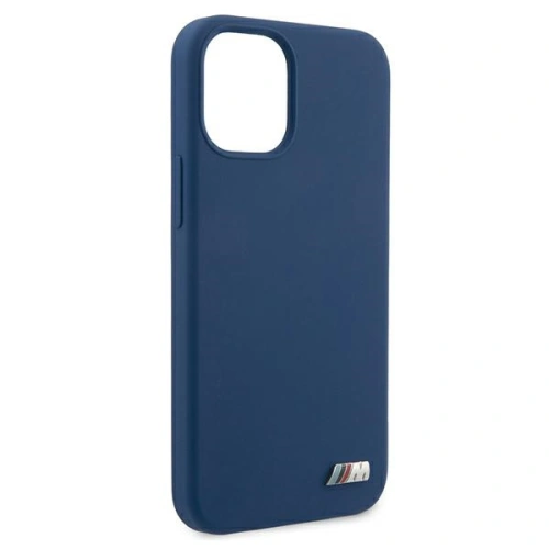 Kup Etui BMW BMHCP12SMSILNA Apple iPhone 12 mini albastru/blue hardcase Silicon M Collection - BMW092BLU - {ean13} - Sklep Home Screen