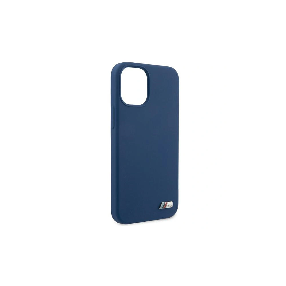 Etui BMW BMHCP12SMSILNA Apple iPhone 12 mini niebieski/blue hardcase Silicone M Collection