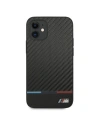 Kup Case BMW BMHCP12SPUCARTCBK Apple iPhone 12 mini schwarz/hardcase M Collection PU Carbon Stripe - BMW094BLK - {ean13} - Sklep Home Screen