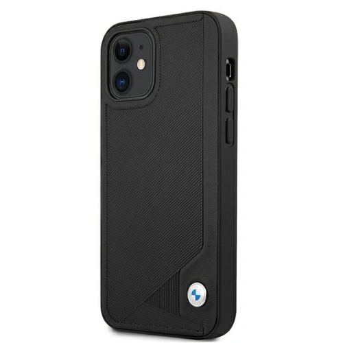 Kup Case BMW BMHCP12SRCDPK Apple iPhone 12 mini schwarz/black hardcase Leder Deboss - BMW095BLK - {ean13} - Sklep Home Screen