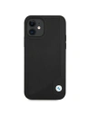 Kup Etui BMW BMHCP12SRCDPK Apple iPhone 12 mini negru/black hardcase din piele debossată - BMW095BLK - {ean13} - Sklep Home Screen