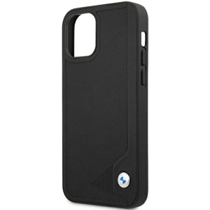 Kup Etui BMW BMHCP12SRCDPK Apple iPhone 12 mini czarny/black hardcase Leather Deboss - BMW095BLK - {ean13} - Sklep Home Screen