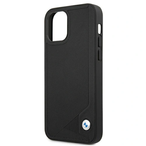 Kup Case BMW BMHCP12SRCDPK Apple iPhone 12 mini schwarz/black hardcase Leder Deboss - BMW095BLK - {ean13} - Sklep Home Screen
